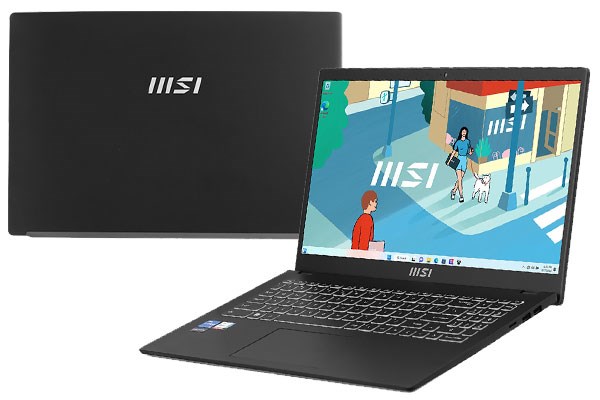 Laptop MSI Modern 15 B12MO-487VN (Core i7-1255U | 16GB | 512GB | 15.6 inch FHD IPS | Win 11 | Đen)