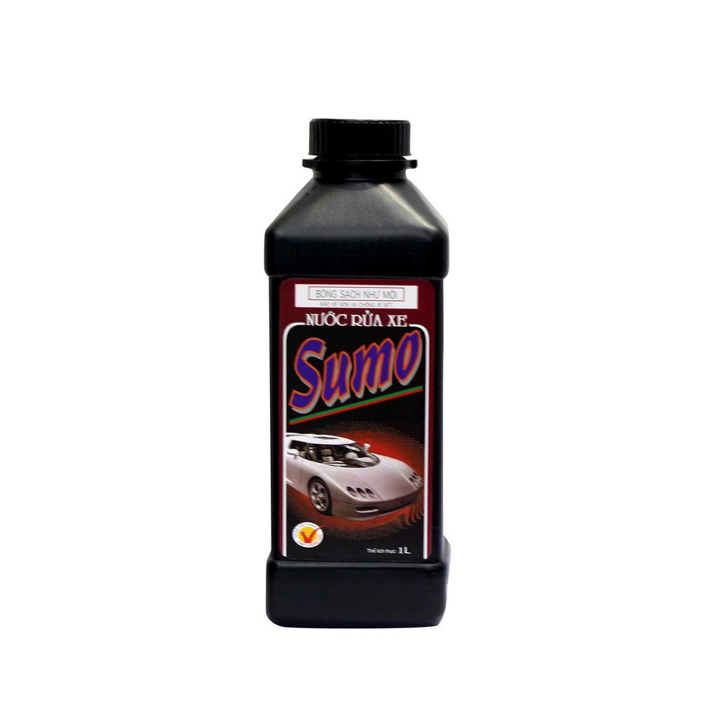 Nước rửa xe đen Sumo 1L-Rửa Xe Chuyên Dụng Bảo Vệ Màu Sơn Chăm Sóc Xe Ô tô