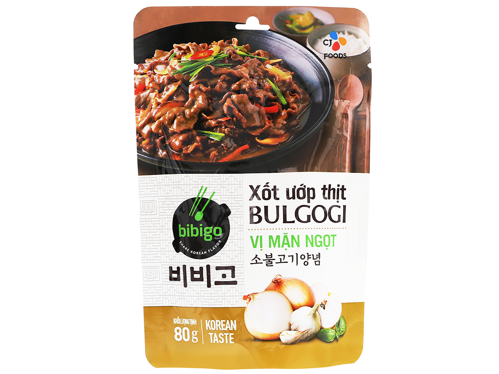 Xốt ướp thịt Bulgogi - Vị mặn ngọt 80gr