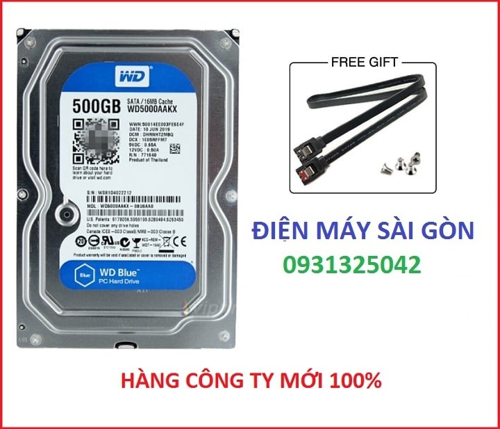 [HCM]Ổ cứng HDD WD Blue 500GB