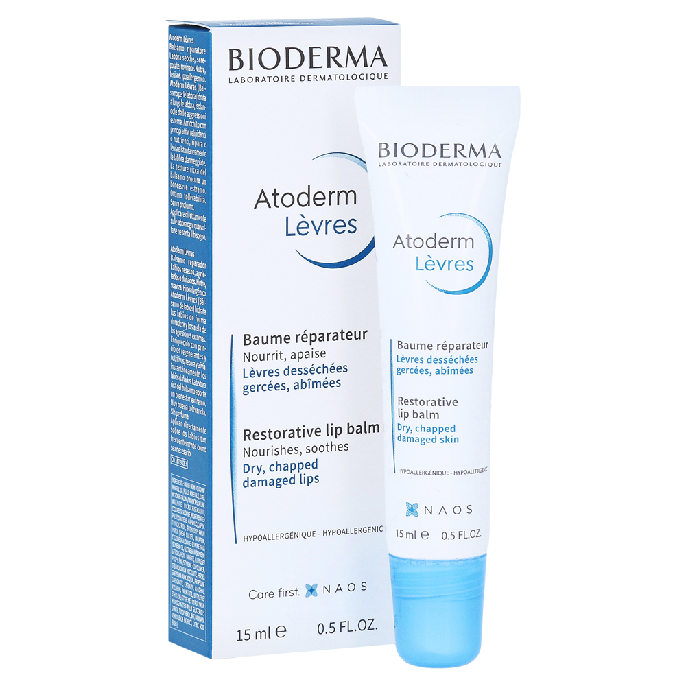 Son dưỡng môi Bioderma Atoderm Baume Levres 15ml