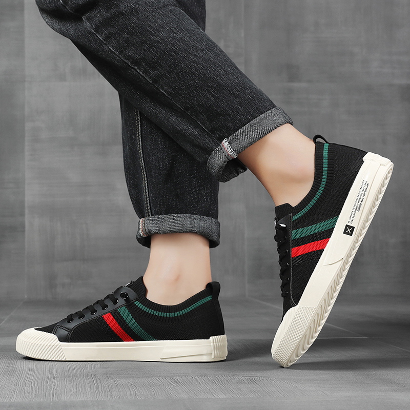 Giày Sneaker Nam Giày Vải Co Dãn Phong Cách 2023