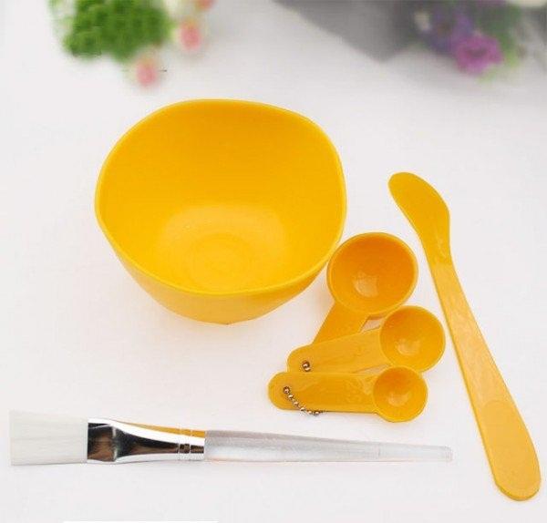 Bộ Dụng Cụ Trộn Mặt Nạ Đắp Mặt 4 In 1