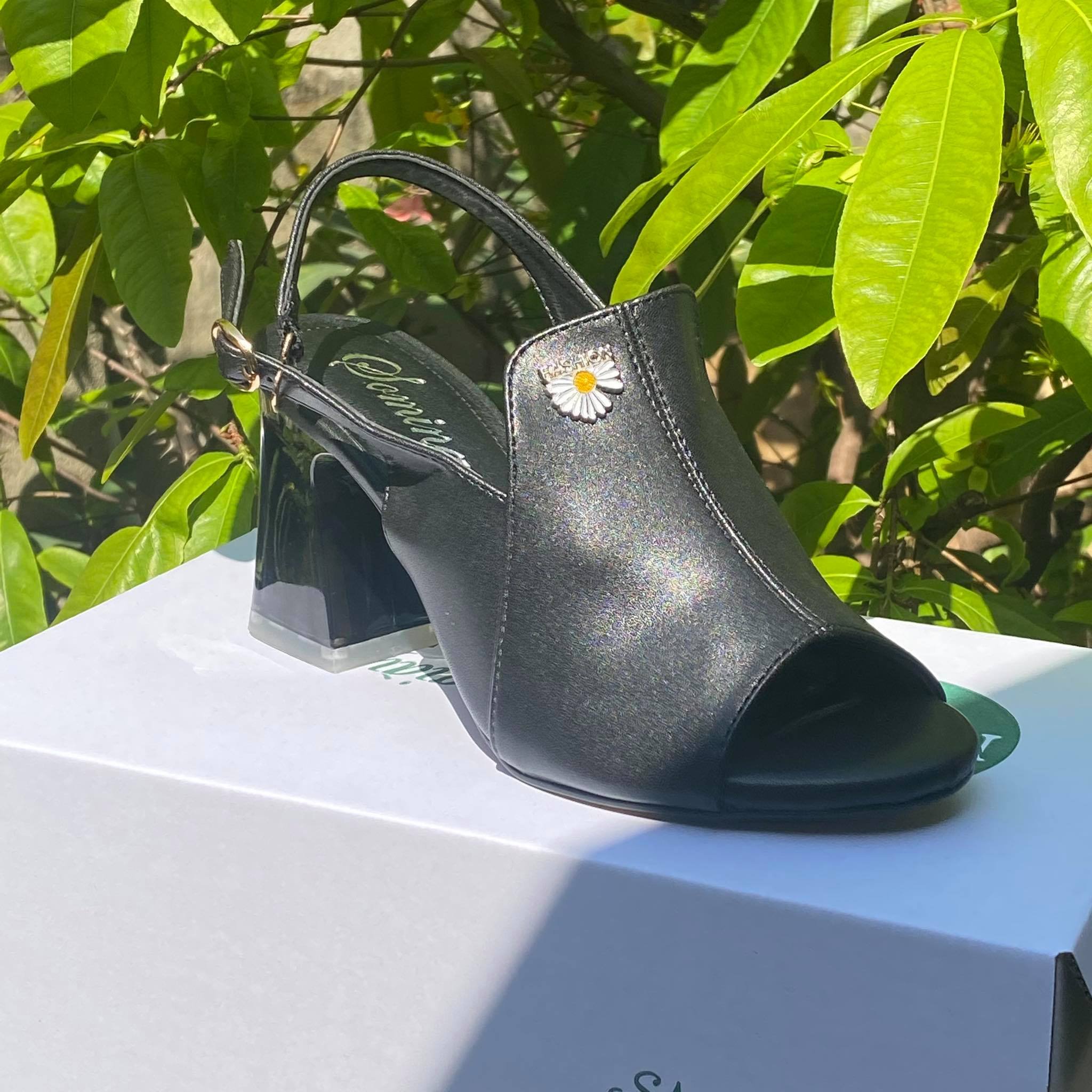[HCM]Sandal giả bốt gót mika 7cm MT098