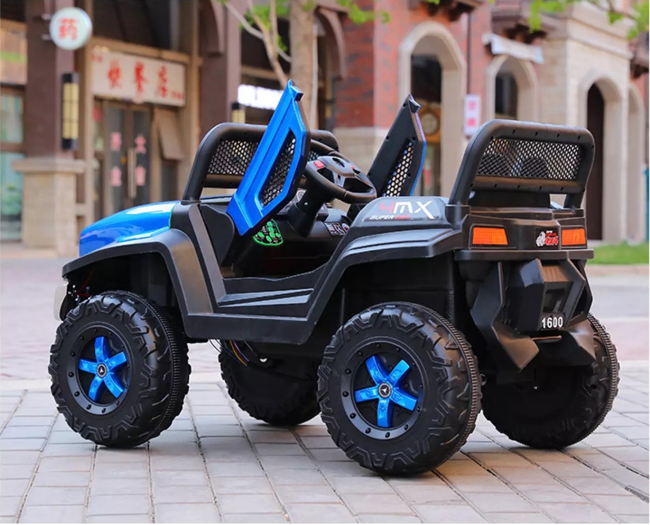 Xe ô tô điện trẻ em SJBB-1600. Model 2022 (Kiểu Dáng Địa Hình. Có Điều Khiển Từ Xa)