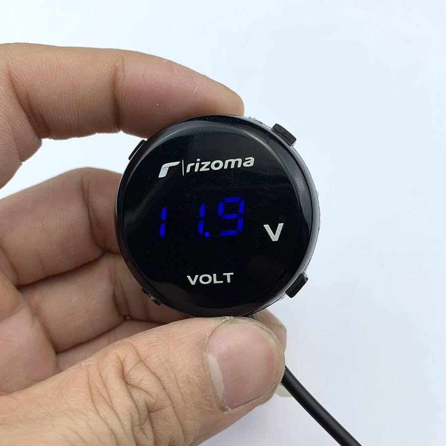 [HCM]Đồng Hồ Đo Volt Mẫu Tròn Gắn Xe Máy [ 1 Chiếc ]