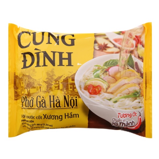 Phở Cung Đình Gói 68g (Bò/Gà).
