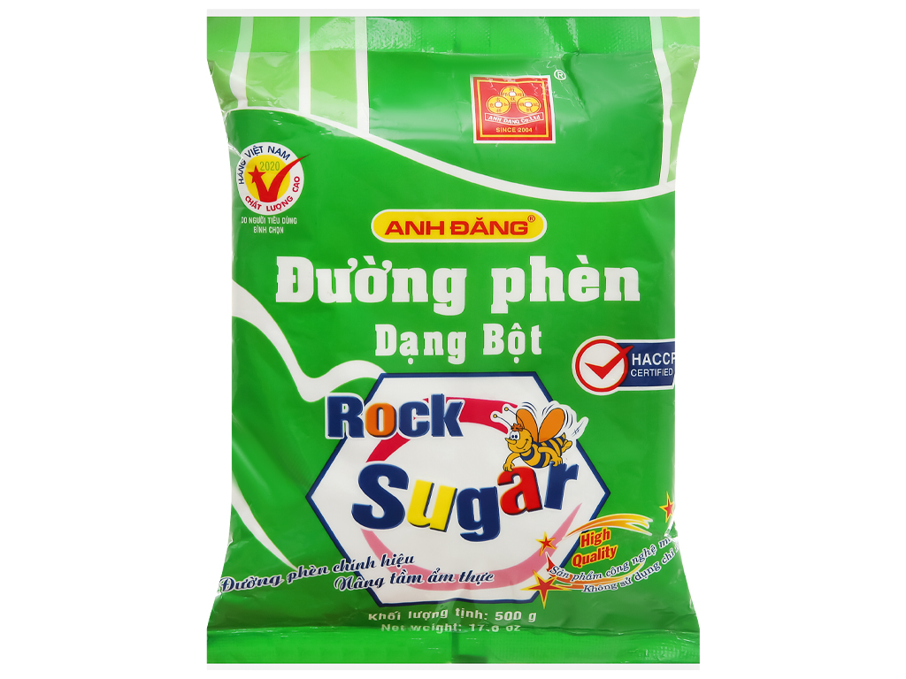 Đường phèn bột, gói 500 gr, hiệu Anh Đăng