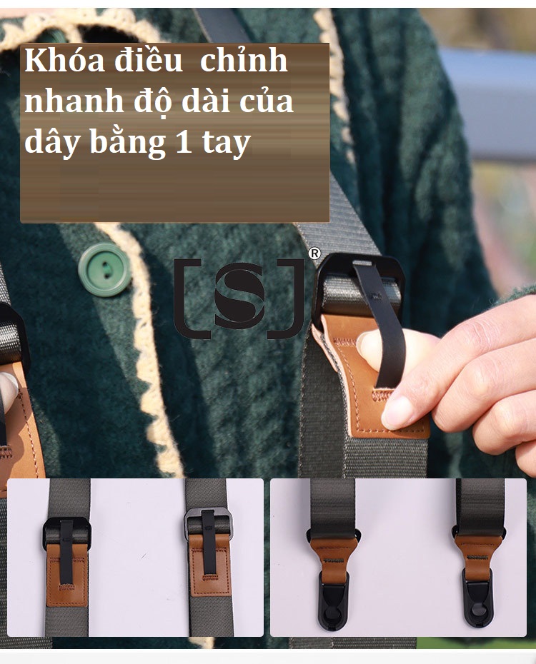 Dây đeo máy ảnh thao tác nhanh.(Anchor Link)