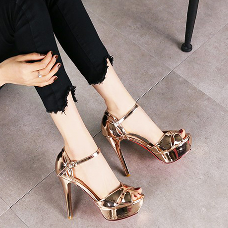 Giày cao gót nữ da bóng cao cấp (Đủ Size 35-39) - CG94