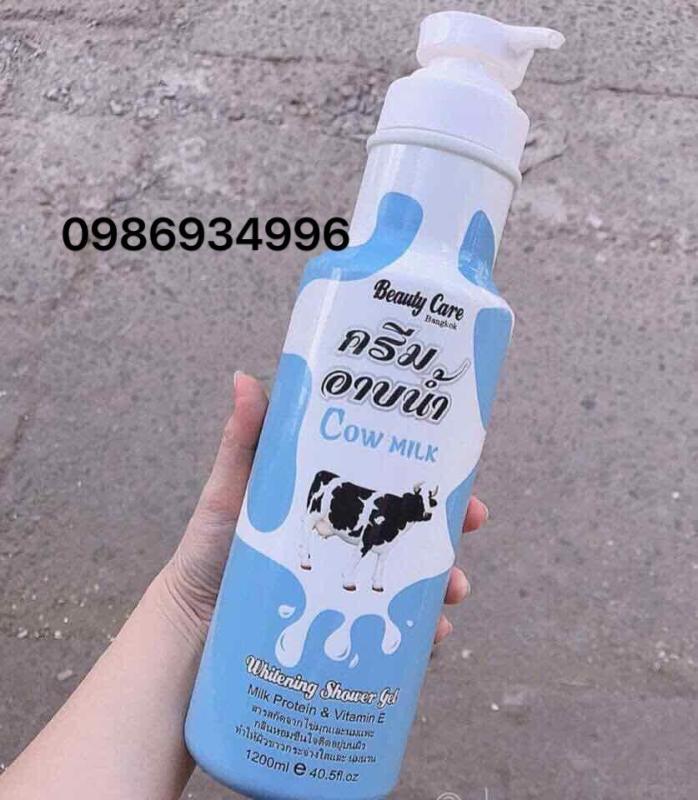 Sữa tắm sữa bò Beauty Care Cow Milk 1200ml giá rẻ