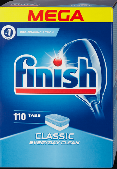 Viên Rửa Bát Finish Đức 110 viên - Dùng cho Máy rửa bát