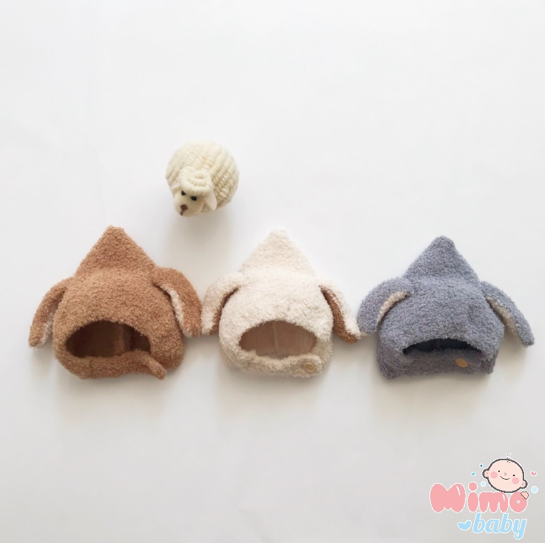 Mũ len tai cừu cho bé (6m-2y) ML02 Mimo baby