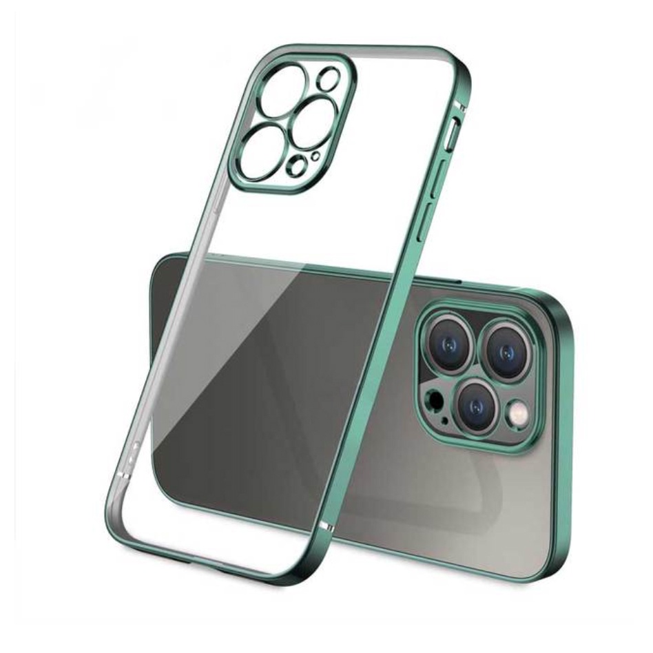 [ỐP LƯNG BẢO VỆ CAMERA] iPhone 15/ 15 Plus/ 15 Pro/ 15 Pro Max/ iPhone 14/ 14 Plus/ 14 Pro/ 14 Pro Max/ iPhone 13/ 13 Pro/ 13 Pro Max Silicon trong viền màu hiệu Sulada