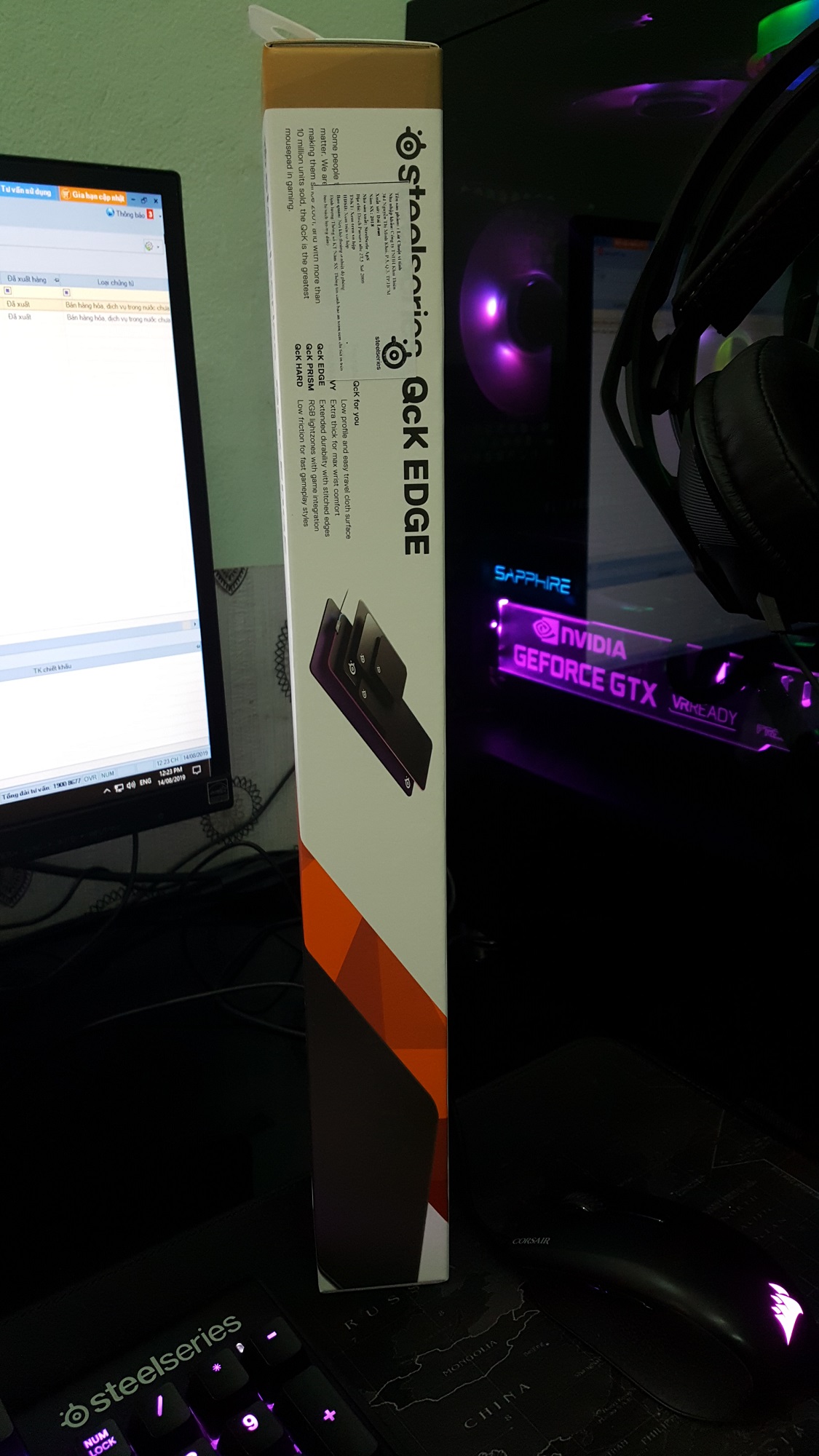 Miếng lót chuột STEELSERIES QcK Edge Medium / Large / XL MKStore