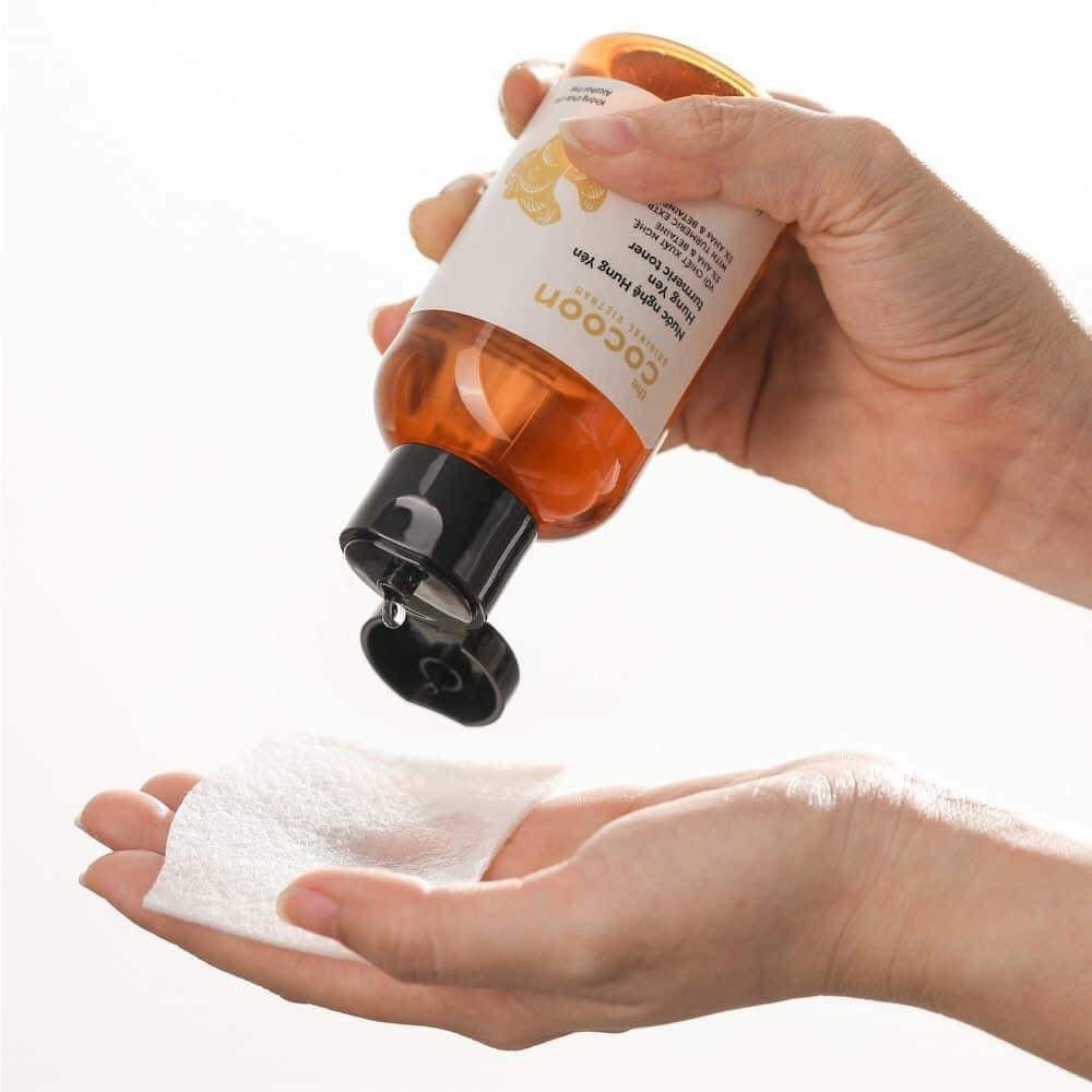 (Chai Full & mẫu dùng thử) Nước nghệ Hưng Yên Cocoon Turmeric Toner
