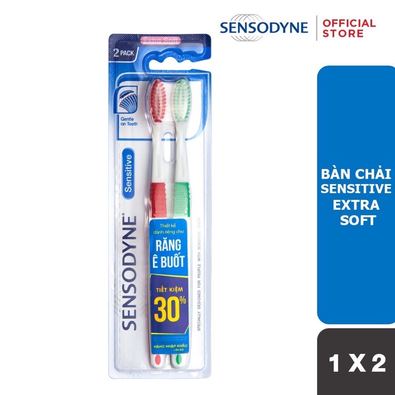 Bộ 2 Bàn Chải Đánh Răng Sensodyne