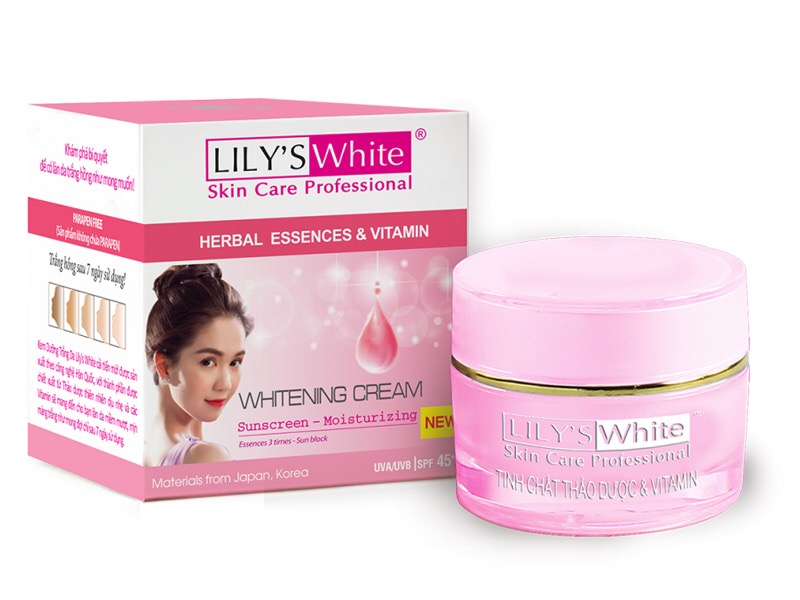 Kem dưỡng trắng da Lily's White - Thảo dược