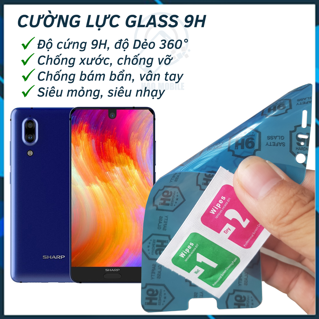 Dán cường lực dẻo nano Sharp Aquos S2
