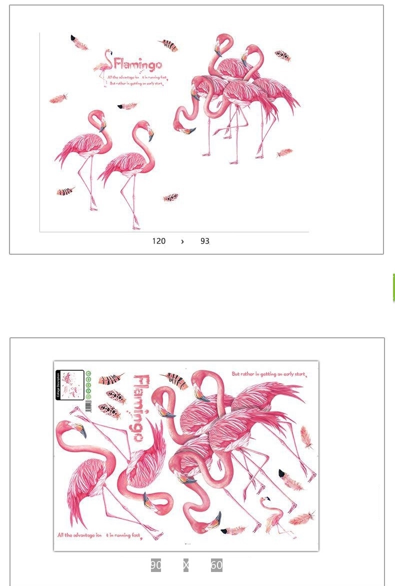 [HCM]DECAL DÁN TƯỜNG ĐÔI HẠC 2