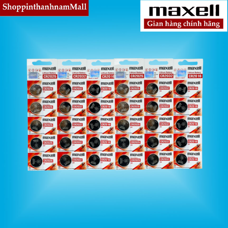 Pin khuy cúc áo Panasonic CR1620 CR1632 CR1616 CR1220 CR2032 CR2025 ...