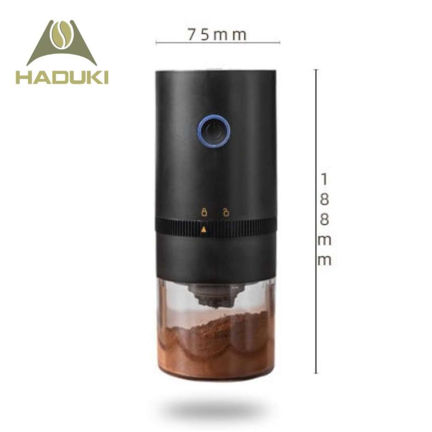 Cối xay cà phê điện vỏ nhựa ABS Pin sạc TYPE-C