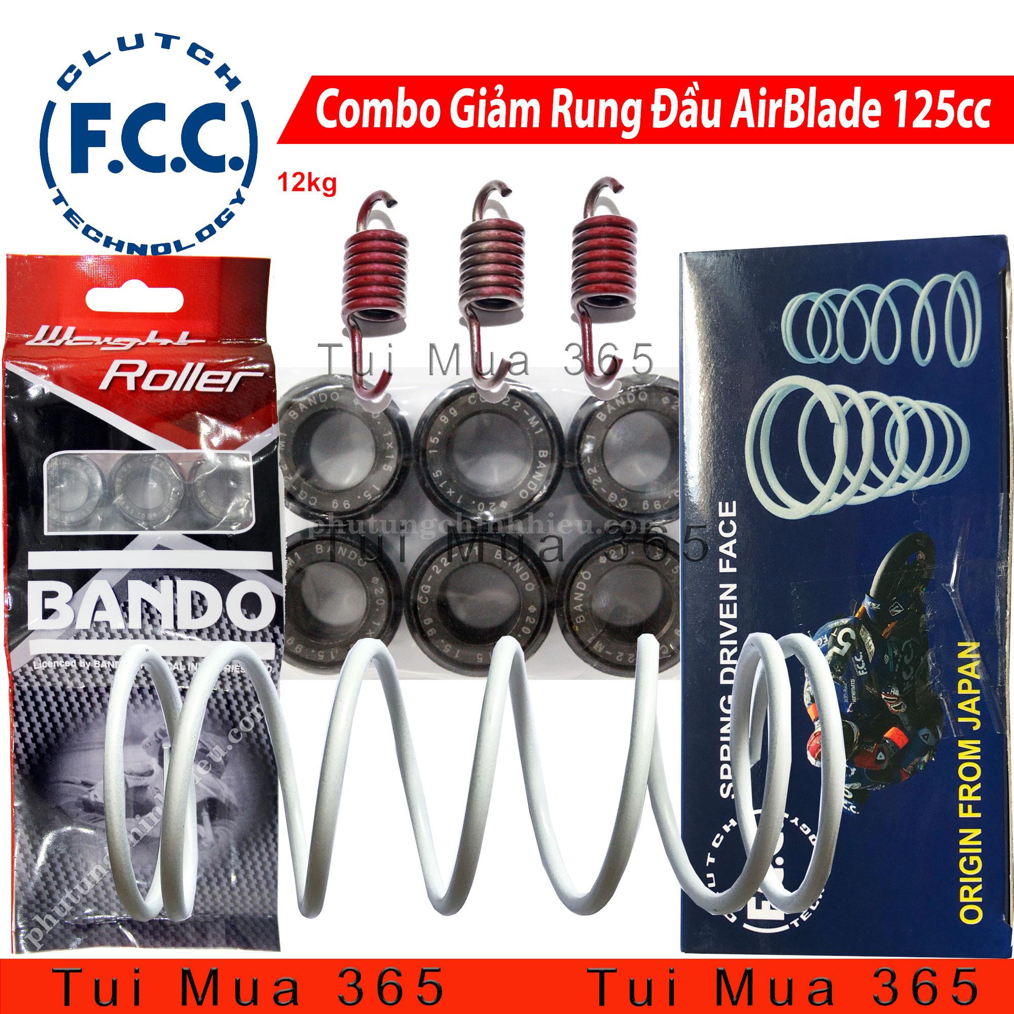 Combo giảm rung đầu fcc cho honda airblade 125cc