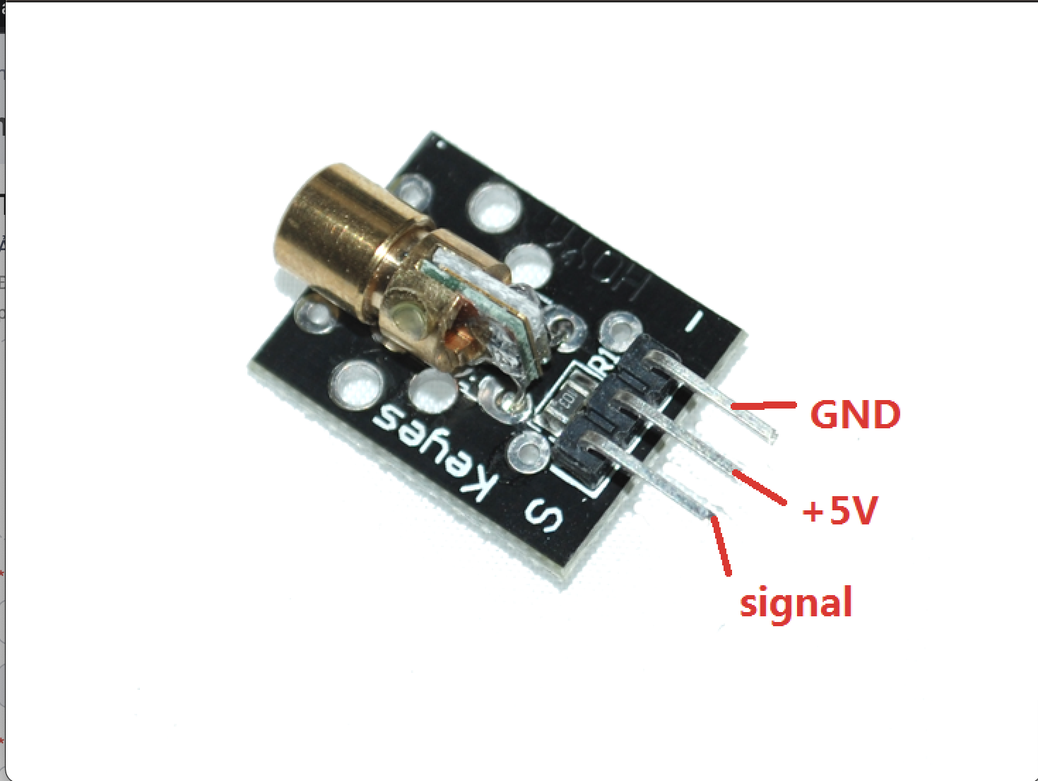 Mạch lazer 5V KY-008
