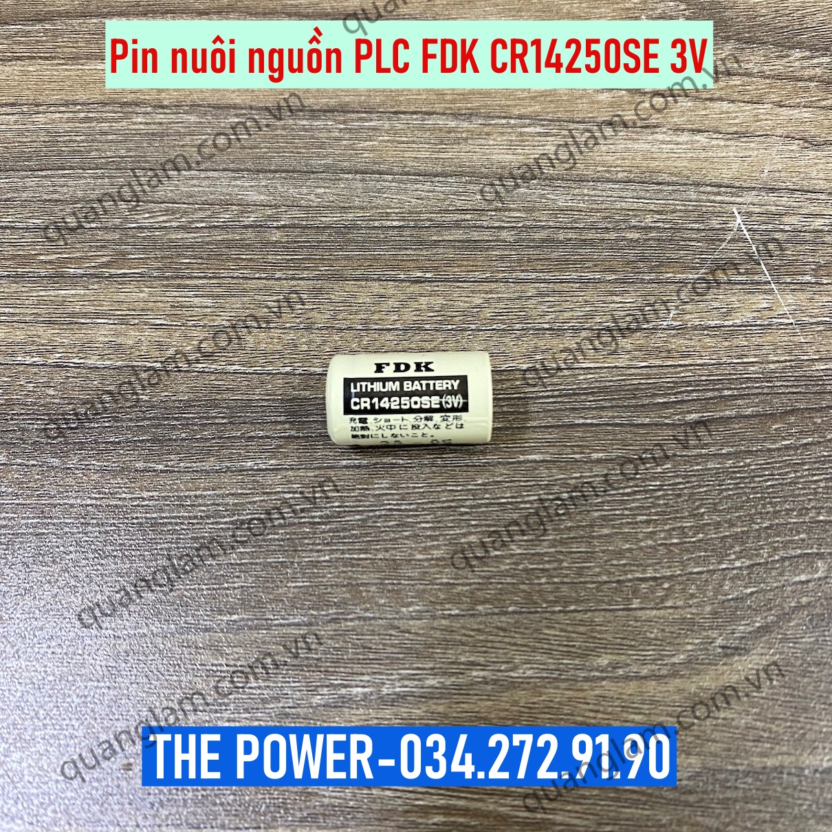 Pin nuôi nguồn plc fdk fdk cr14250se 3v