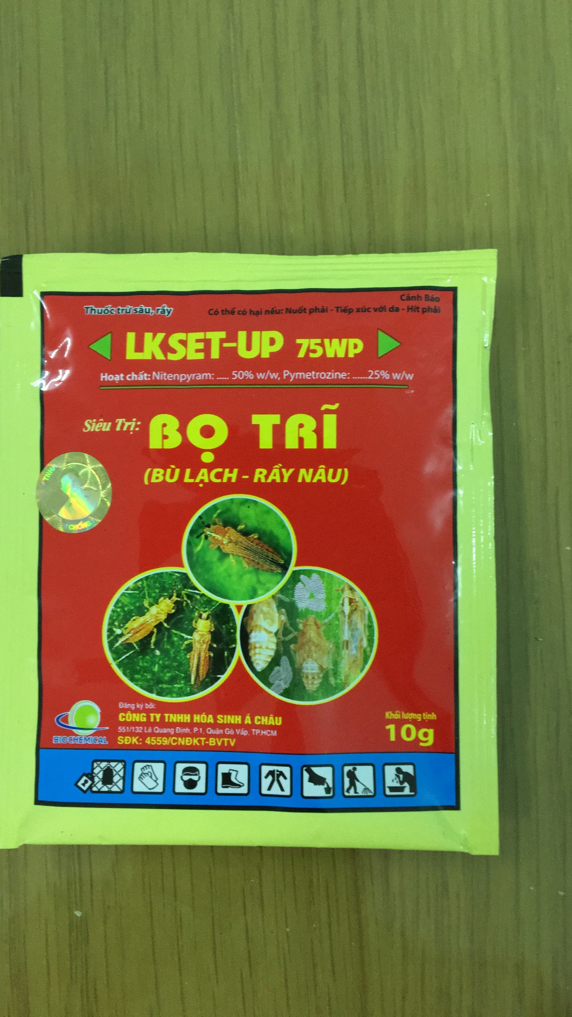 Siêu trừ BỌ TRĨ – RẦY NÂU – BÙ LẠCH LK SET-UP 75WP gói 10gr