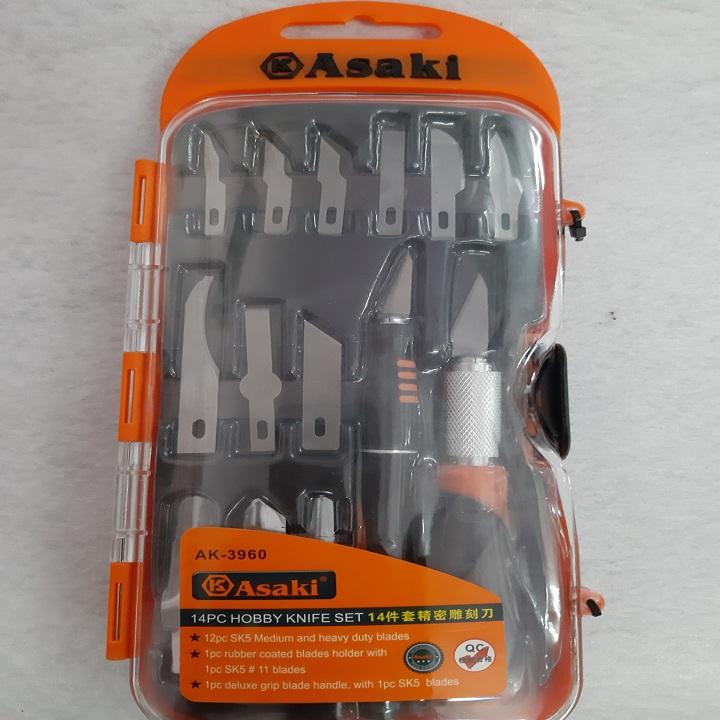 [HCM]Bộ lưỡi dao khắc và tách chiết cao cấp ASAKI
