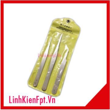 Bộ nhíp gắp linh kiện điện tử vàng