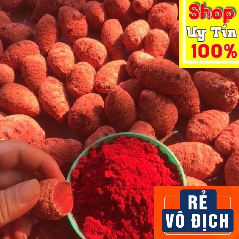 NGHỆ ĐỎ CHO GÀ ĐÁ GÓI BỘT HOẶC NGHỆ CỦ