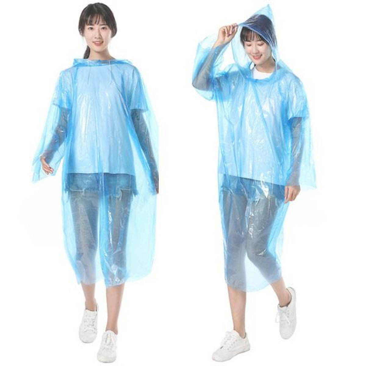 Combo 5 áo mưa tiện lợi mặc 1 lần