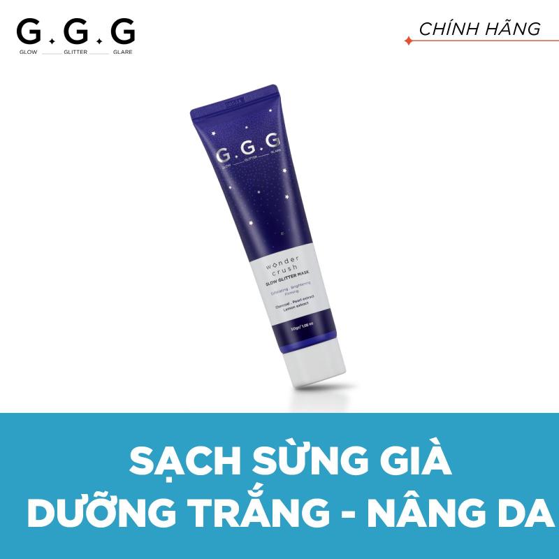 G.G.G Mặt nạ lột lấp lánh Dưỡng Trắng Wonder Crush Glow Glitter Mask 30g