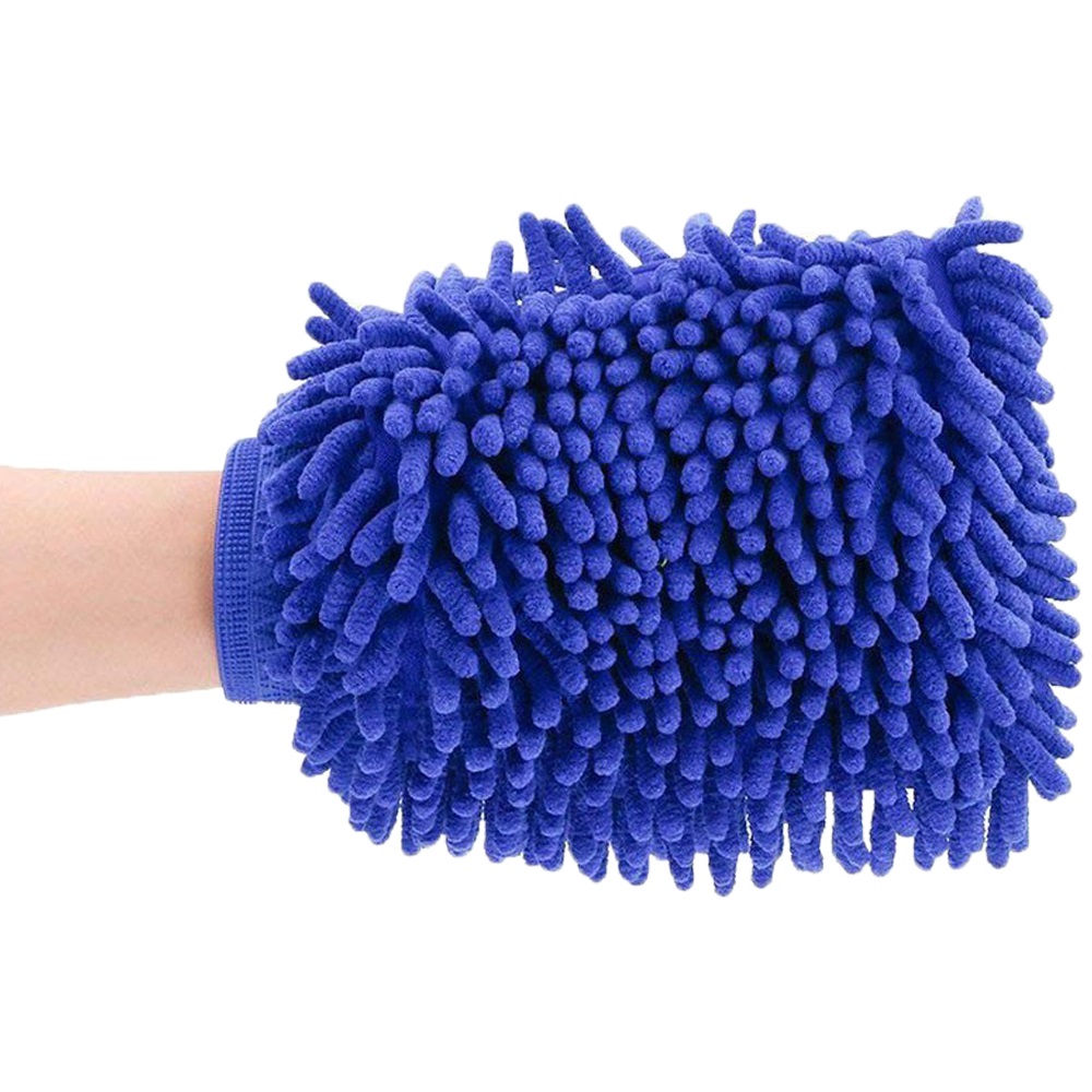 Bao Tay Rửa Xe Xúc Tu Sợi Microfiber (1 Chiếc Xanh dương)