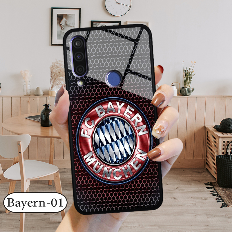 Ốp lưng kính VSMART JOY 3 in 3D hình logo CLB bóng đá