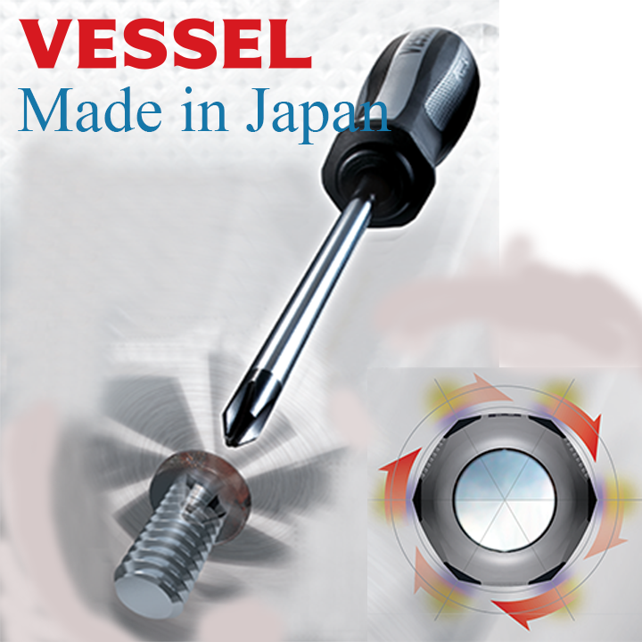 Tô vít Megadora No.900 thương hiệu Vessel, sản xuất tại Nhật Bản