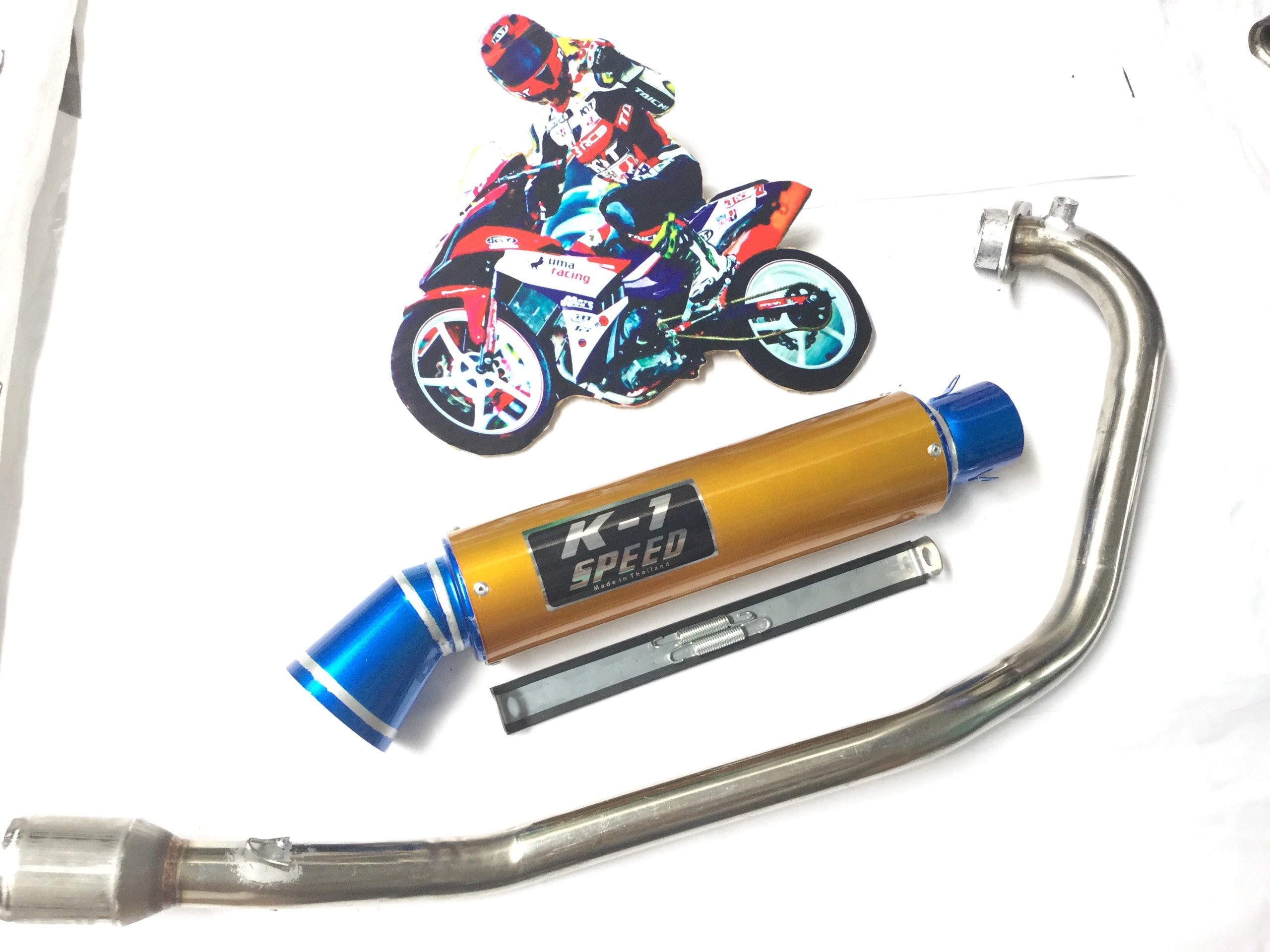 Pô K1 vip Đỏ - Cả Cổ Satria + GSx + Raider fi .....,,,,