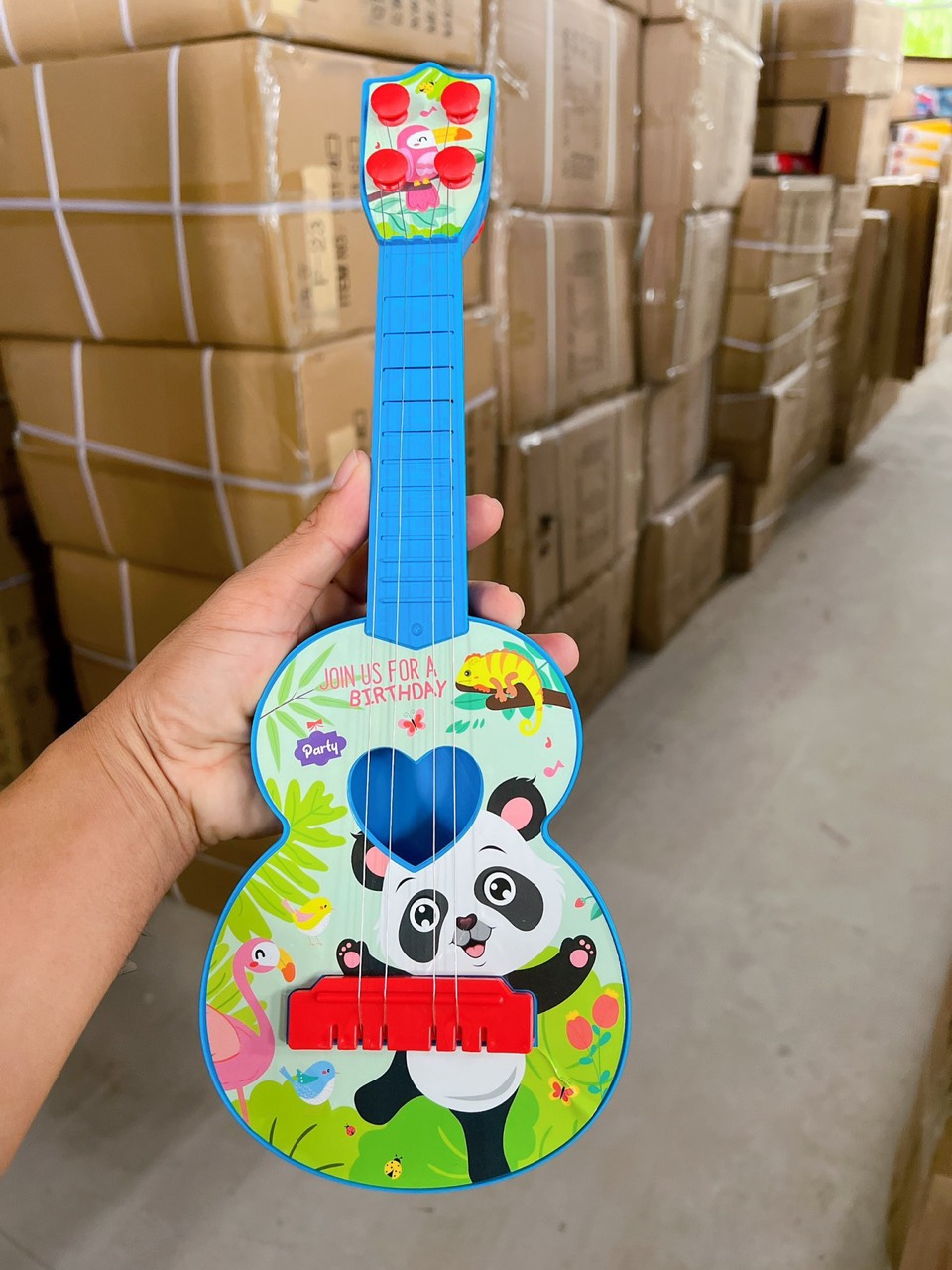 Đàn Đồ Chơi Ukulele Động Vật Cho Bé