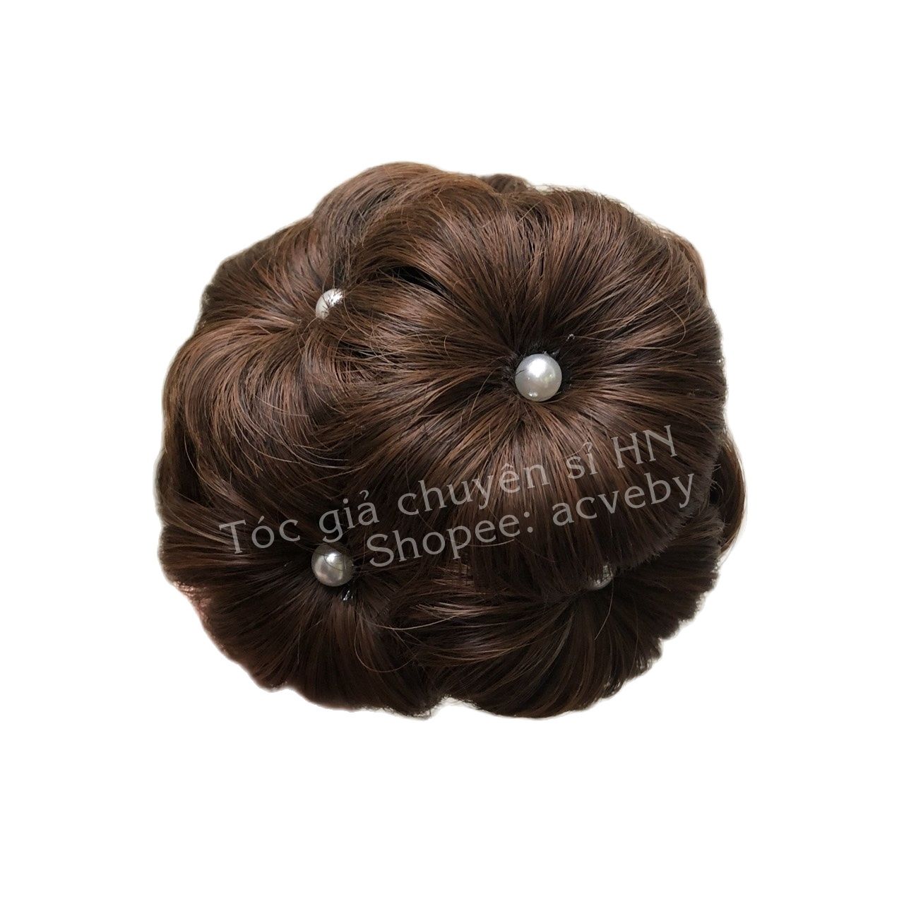 [ĐỘC QUYỀN] Đính ngọc búi hoa kẹp xước phu nhân