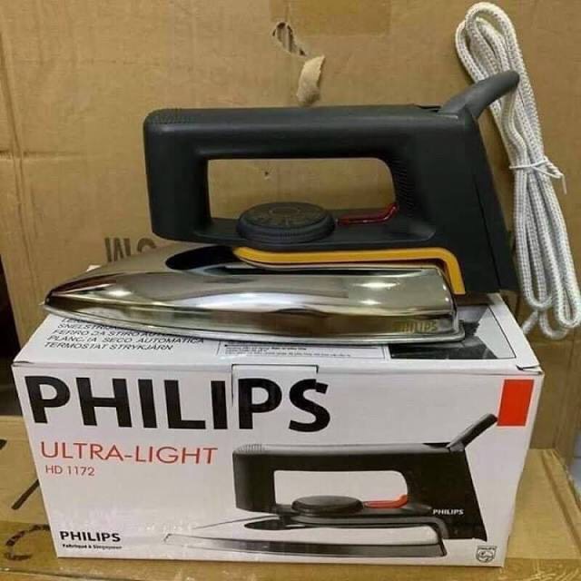[HOT] Bàn Ủi Khô Philips HD1172 Đế Inox