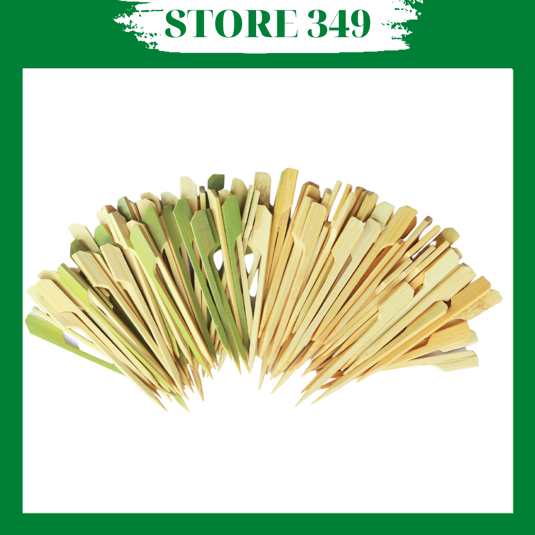 Cây Xiên Gỗ 9cm - 50 Cây Không Mắc Tre