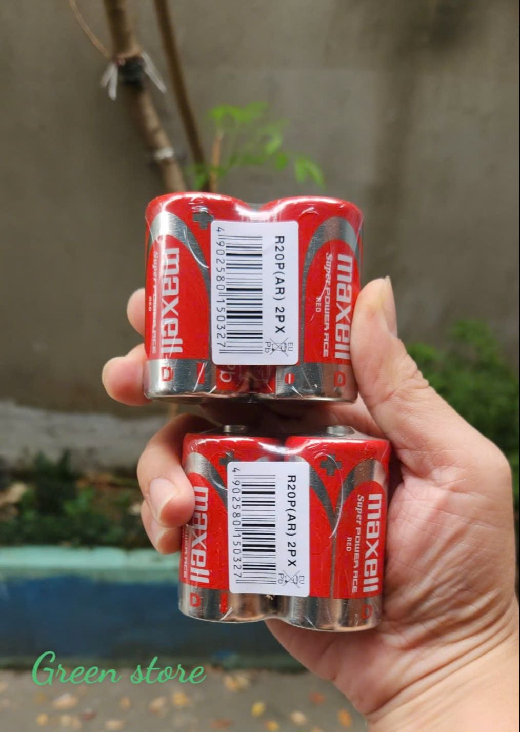 Combo 4 viên đại đỏ Maxell size D 1.5V R20P Nhập Khẩu Indonesia
