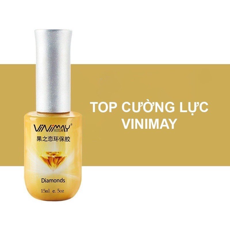Sơn gel Vinimay Base Top coat Cứng móng , top kim cương