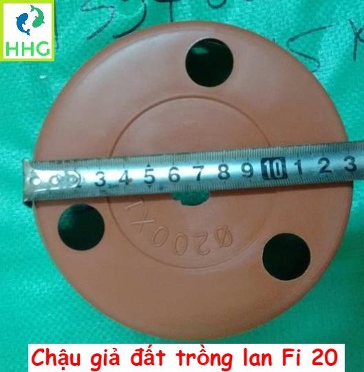 20 chậu giả đất trồng lan Fi 20 (đường kính 20cm)