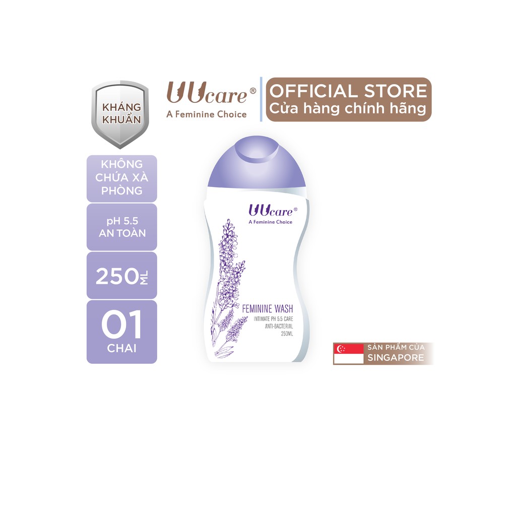 Dung dịch vệ sinh phụ nữ UUcare 250ml