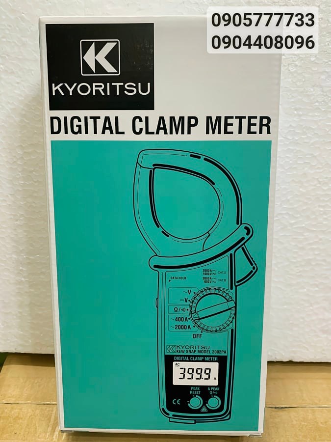 Đồng Hồ Ampe kèm KYORITSU 2002PA (AC 2000A)