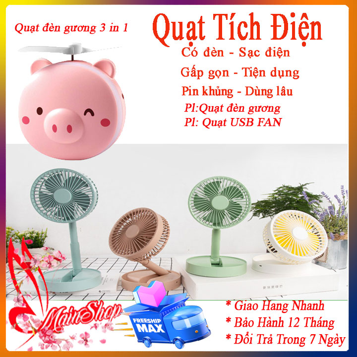 >> SO SÁNH GIÁ QUẠT TÍCH ĐIỆN MINI CẦM TAY 3 TỐC ĐỘ GIÓ (CÓ DÂY SẠC) | Shopee Lazada Sendo Tiki | Nên mua ở đâu rẻ nhất 62 Quạt mini - quạt tích điện cầm tay sạc pin gấp gọn để bàn có 3 tốc độ gió làm mát, cổng USB, quạt máy, quạt điện , quạt đứng, quạt cầm tay và quạt gương 3 in 1 đa năng , quạt gương, đèn cute