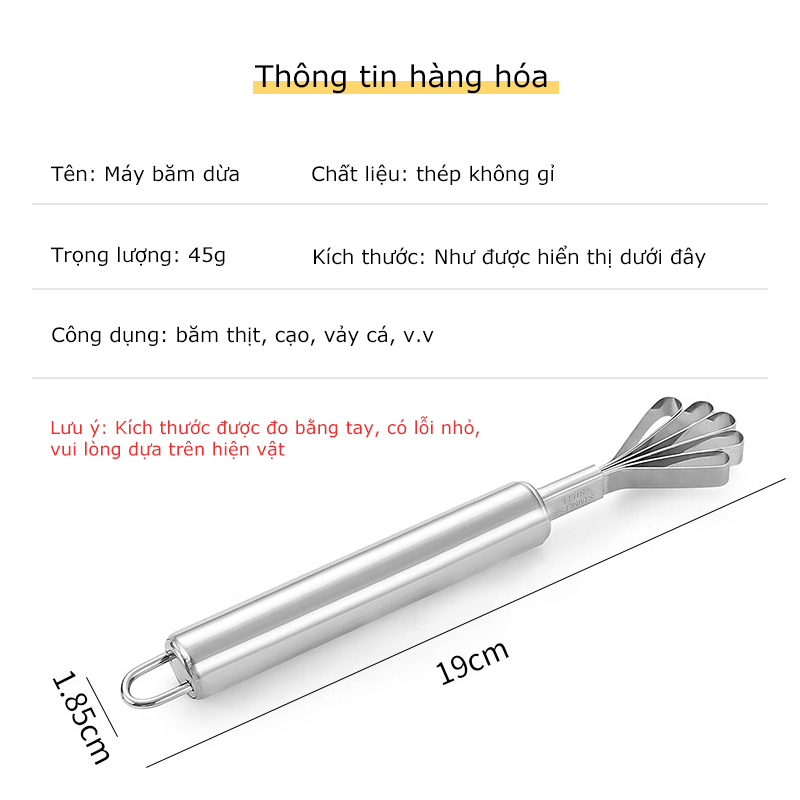 [HCM] Dụng cụ đánh vảy cá và nạo dừa Joyee810